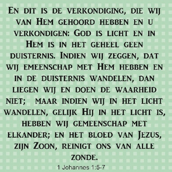 1 Johannes 1:5-7