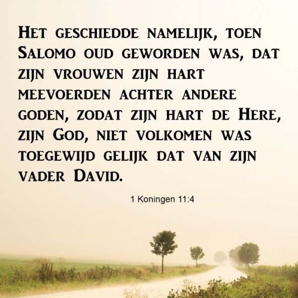 1 Koningen 11:4