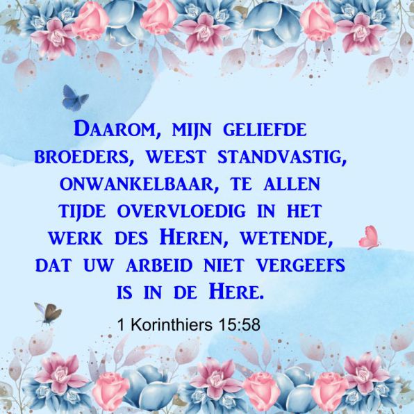 1 Korinthiërs 15:58