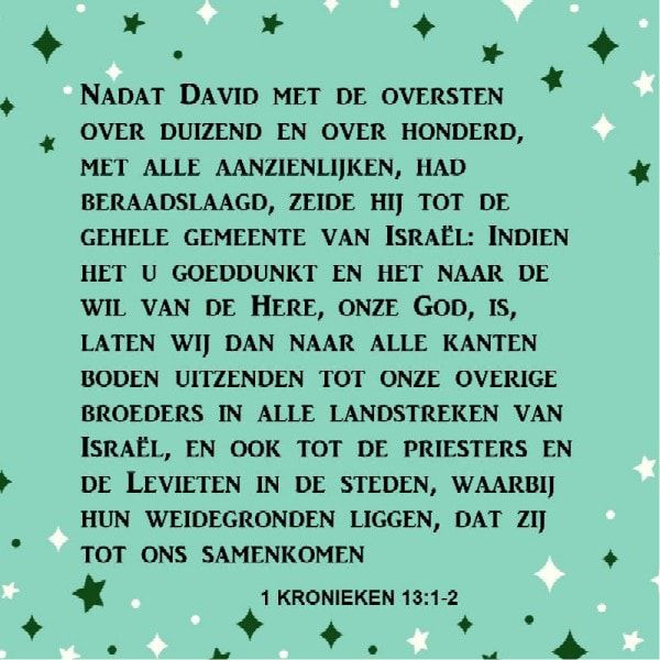 1 Kronieken 13:1-2