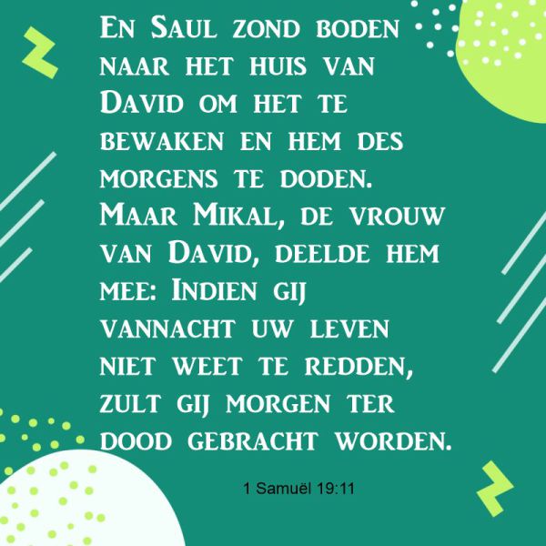 1 Samuël 19:11
