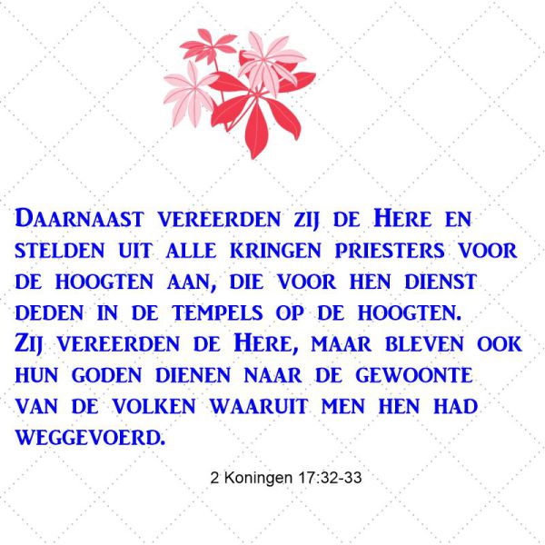 2 Koningen 17:32-33