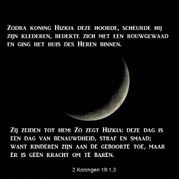 2 Koningen 19:1, 3