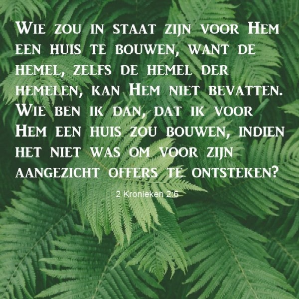 2 Kronieken 2:6