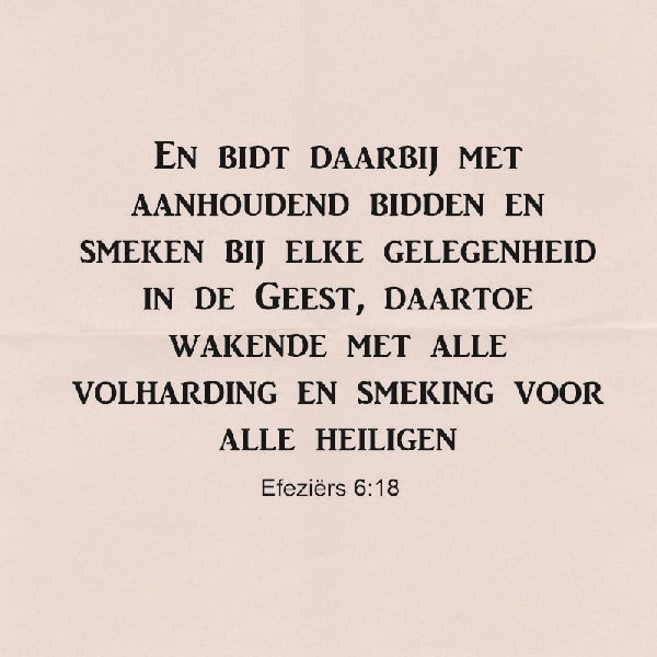 Efeziërs 6:18