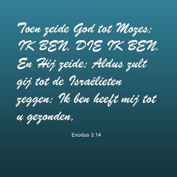 Exodus 3:14