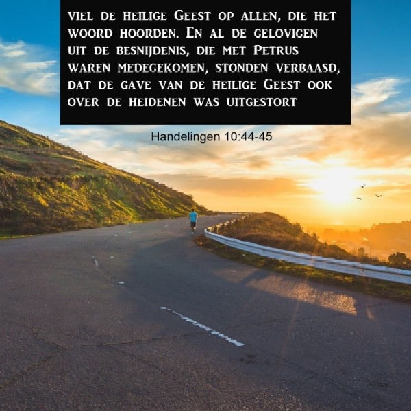 Handelingen 10:44-45