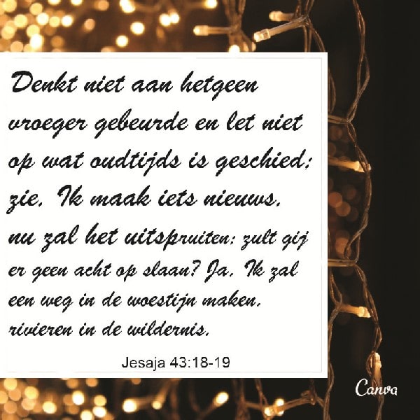 Jesaja 43:18-19