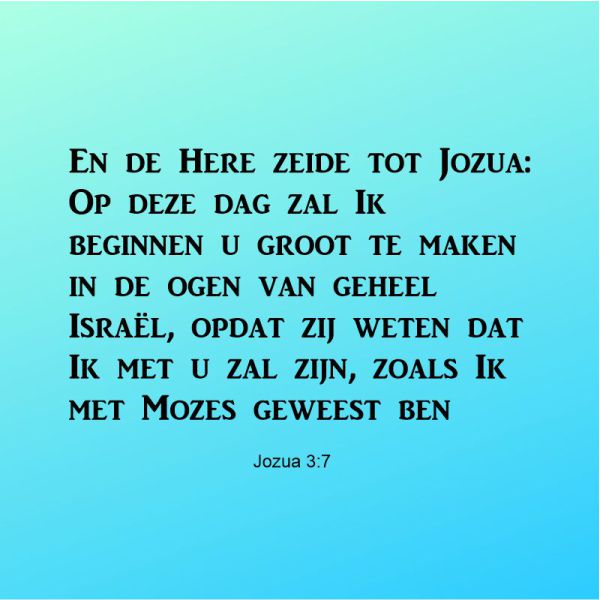 Jozua 3:7
