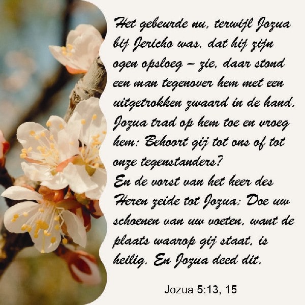 Jozua 5:13 en 15