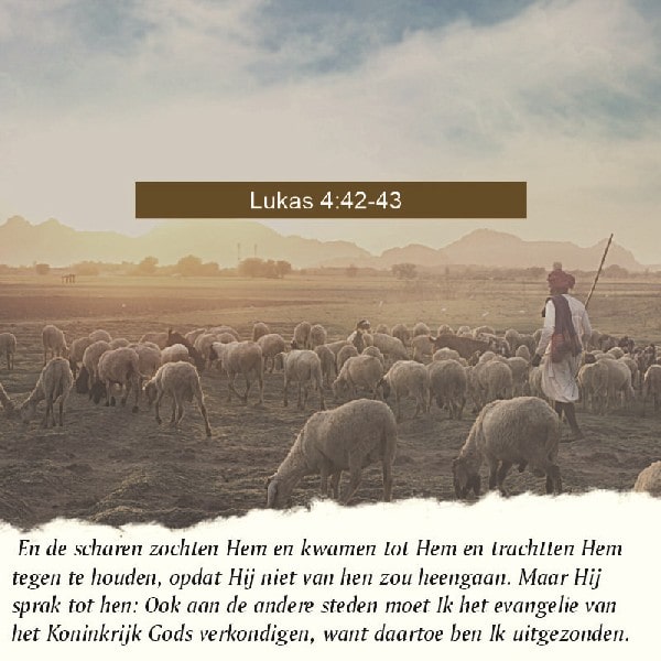 Lukas 4:42-43