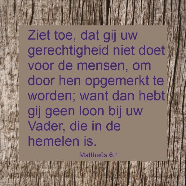 Mattheüs 6:1