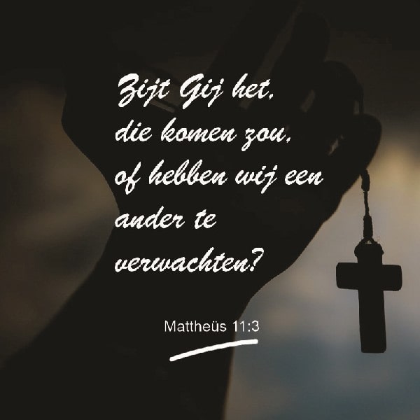 Mattheüs 11:3
