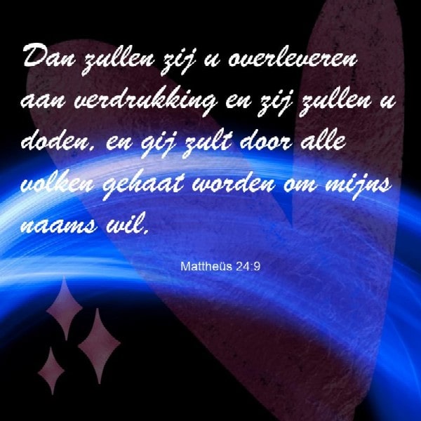 Mattheüs 24:9