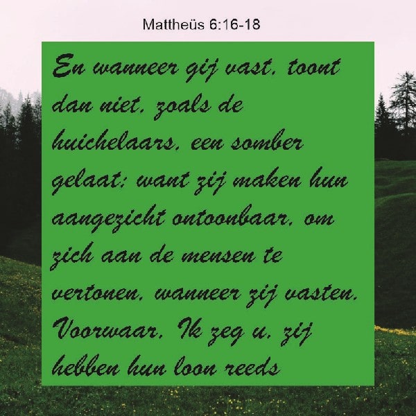 Mattheüs 6:16
