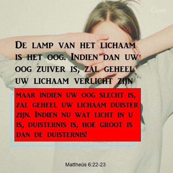 Mattheüs 6:22-23