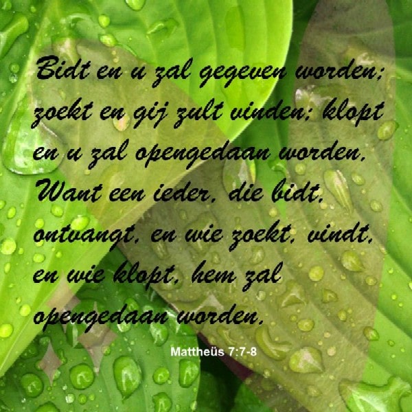 Mattheüs 7:7-8