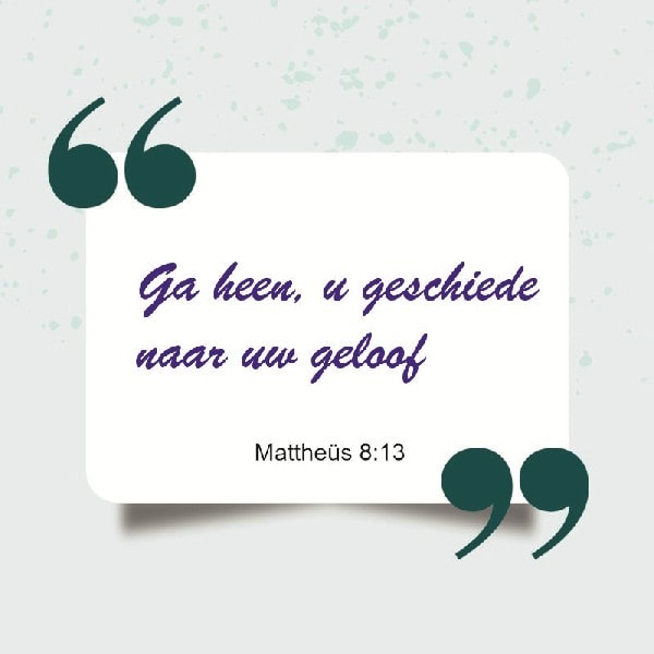 Mattheüs 8:13