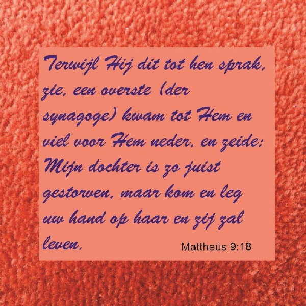 Mattheüs 9:18