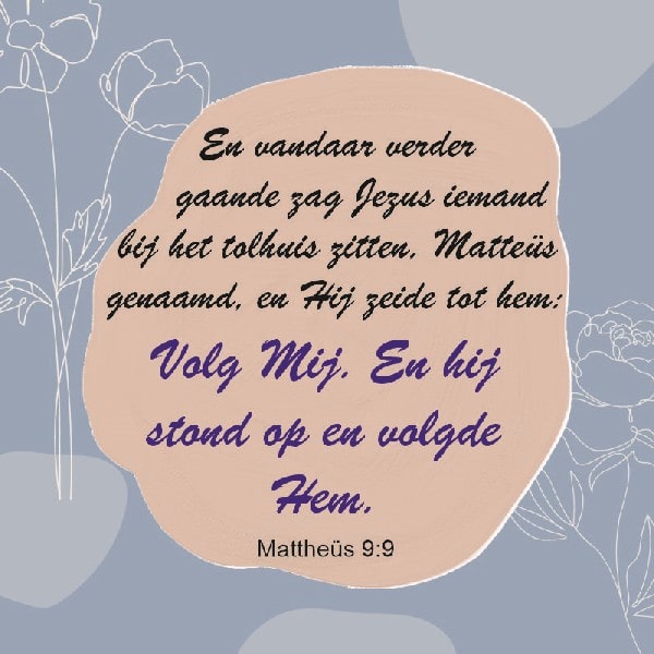 Mattheüs 9:9