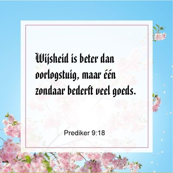 Prediker 9:18