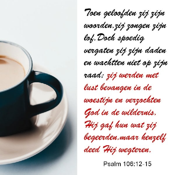 Psalm 106:12-15