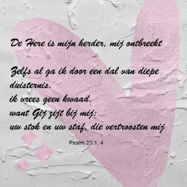 Psalm 23:1, 4
