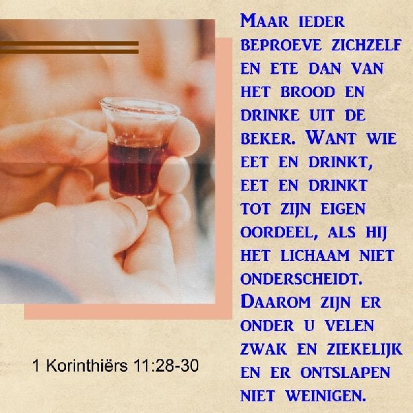 1 Korinthiërs 11:28-30