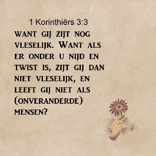 1 Korinthiërs 3:3