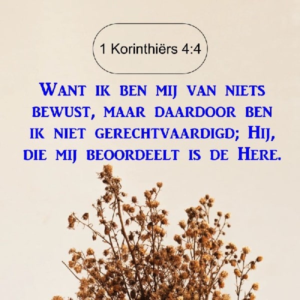 1 Korinthiërs 4:4