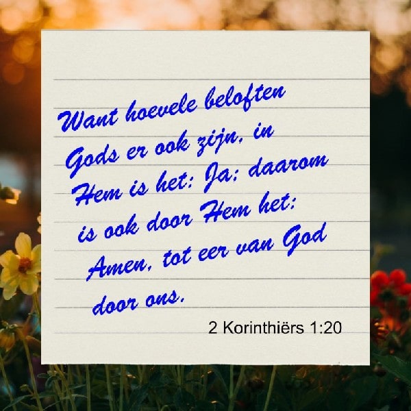 2 Korinthiërs 1:20