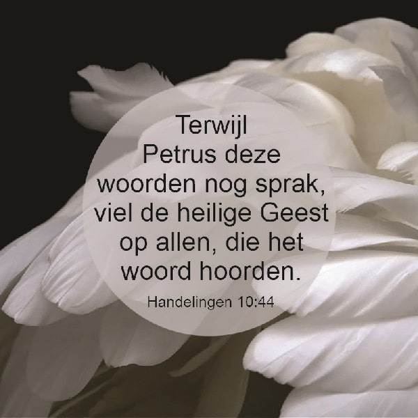 Handelingen 10:44