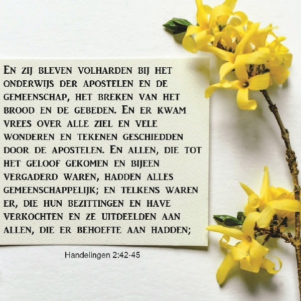 Handelingen 2:42-45