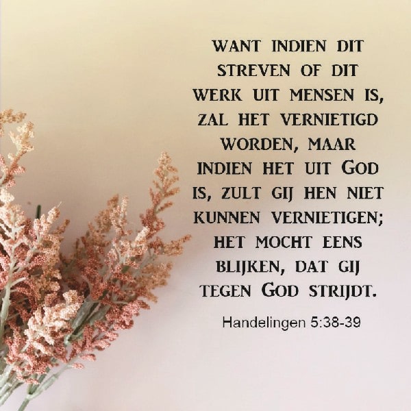 Handelingen 5:38
