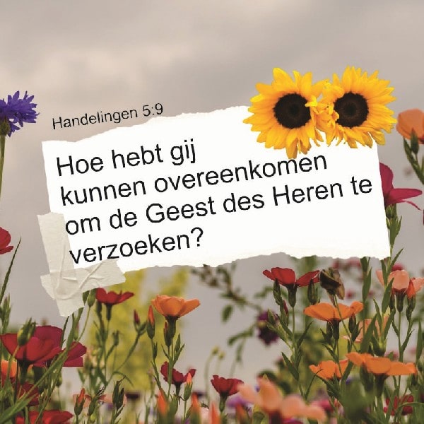 Handelingen 5:9