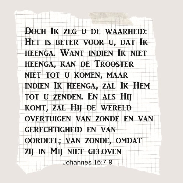 Johannes 16:7-9