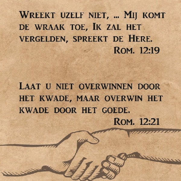 Romeinen 12:19 en 21