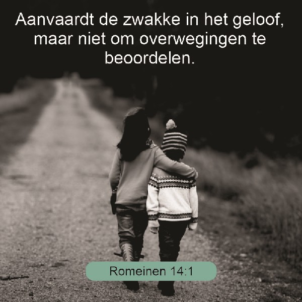 Romeinen 14:1