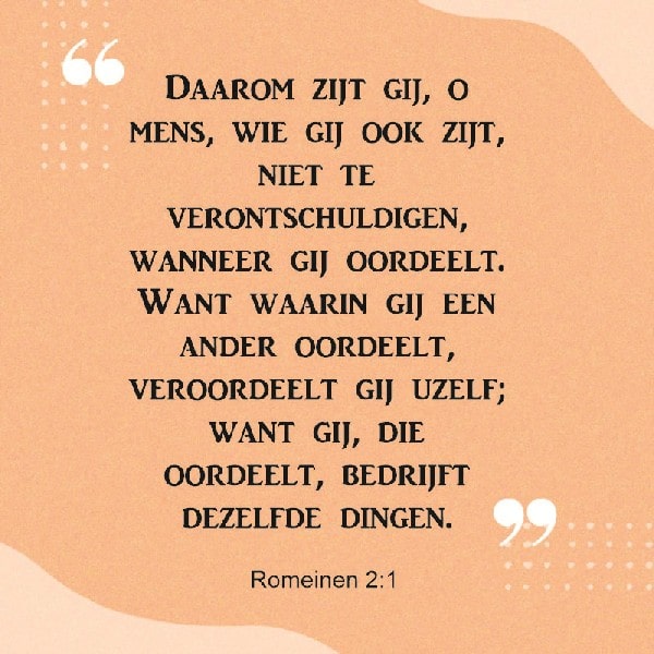 Romeinen 2:1