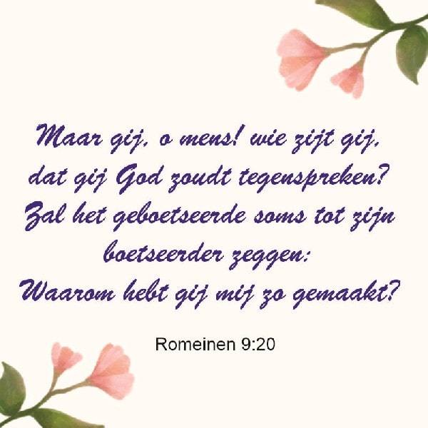 Romeinen 9:20