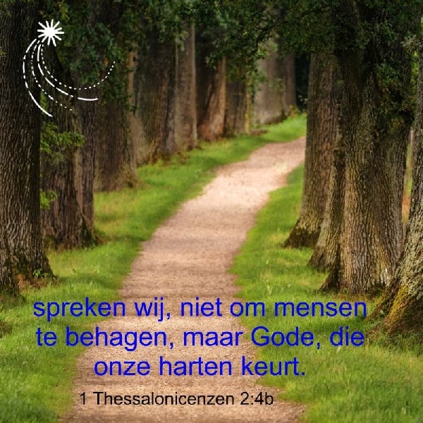 1 Thessalonicenzen 2:4b