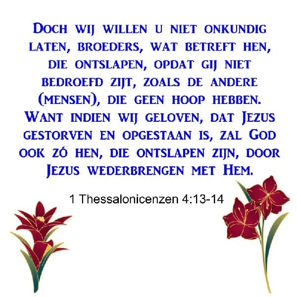 1 Thessalonicenzen 4:13-14
