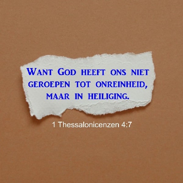 1 Thessalonicenzen 4:7