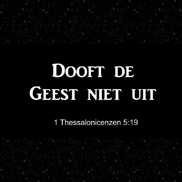 1 Thessalonicenzen 5:19