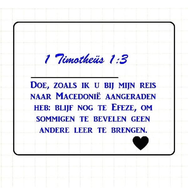 1 Timotheüs 1:3