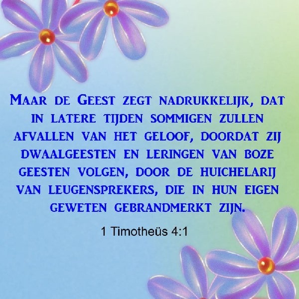 1 Timotheüs 4:1