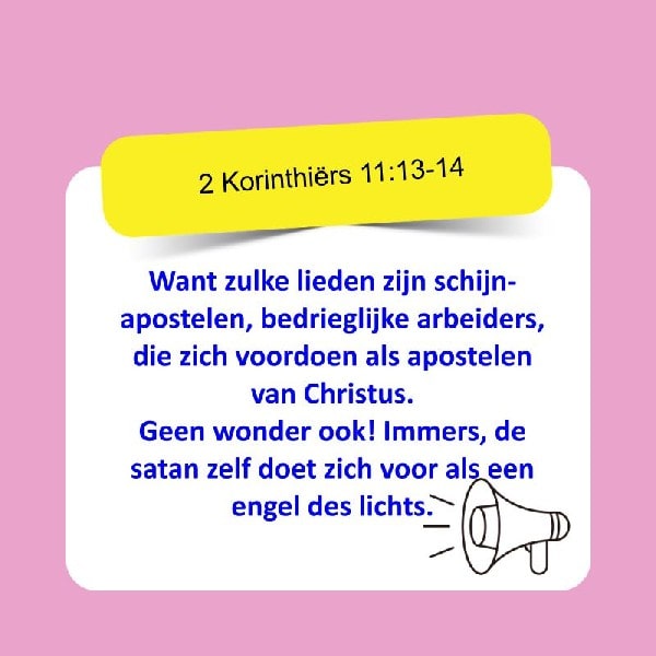 2 Korinthiërs 11:13-14