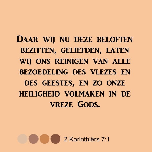 2 Korinthiers 7:1
