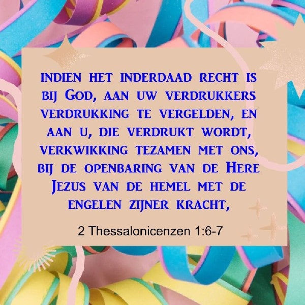 2 Thessalonicenzen 1:6-7