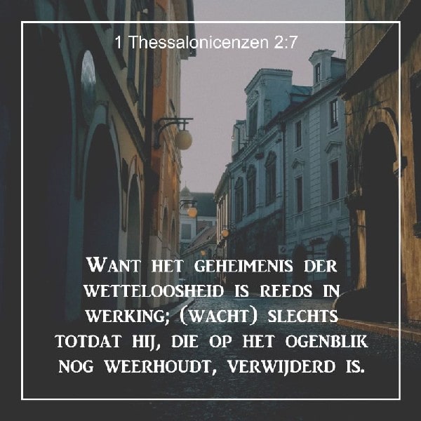 2 Thessalonicenzen 2:7